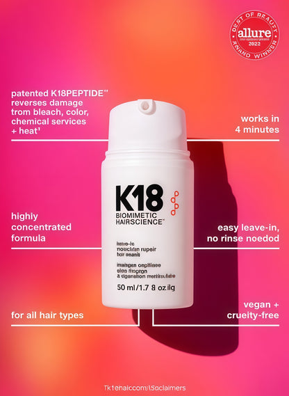full-size leave-in molecular repair hair mask